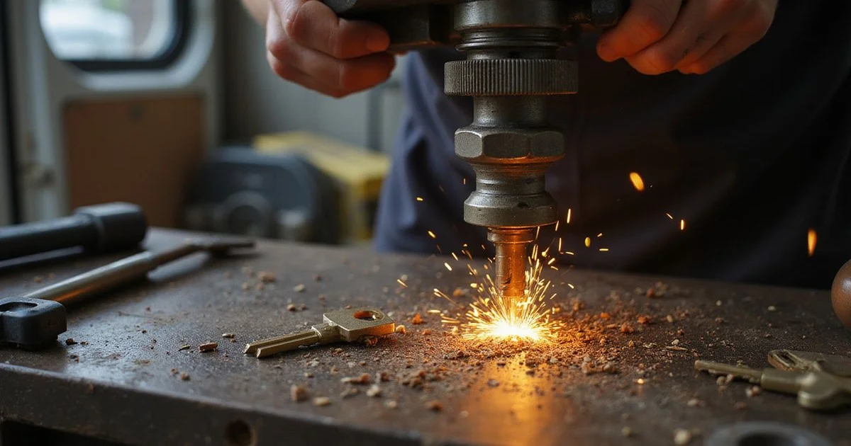 Professional key cutting machine duplicating brass key